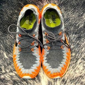 Nike Free 3.0 Slip On Orange and Grey running shoes